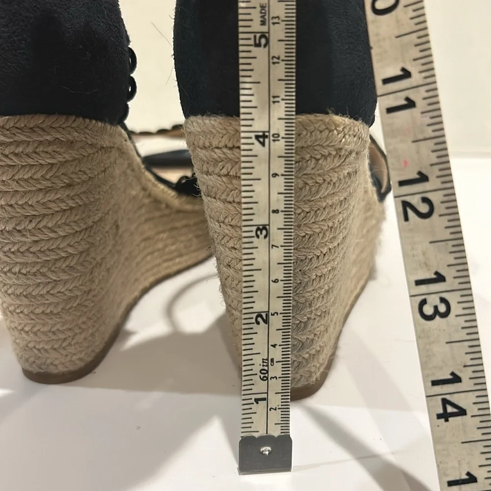Pelle Moda Raine Platform Espadrille Sandal Midnight Blue Suede size 9 - Picture 5 of 11